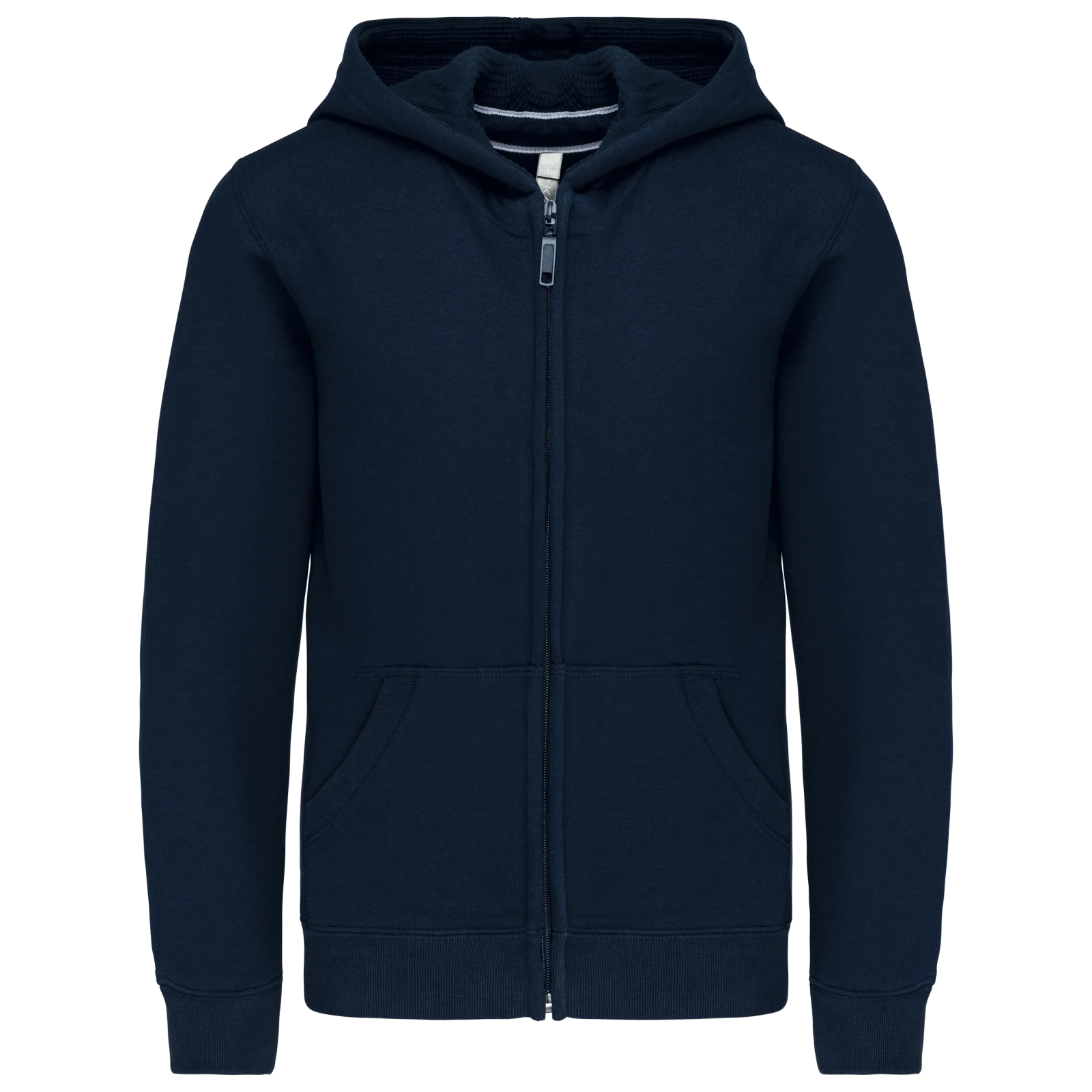 Sweat-shirt capuche zippé enfant K455 — Navy