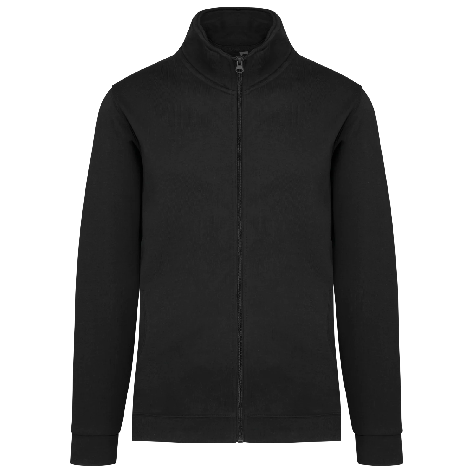 Veste molleton zippée homme K472 — Black