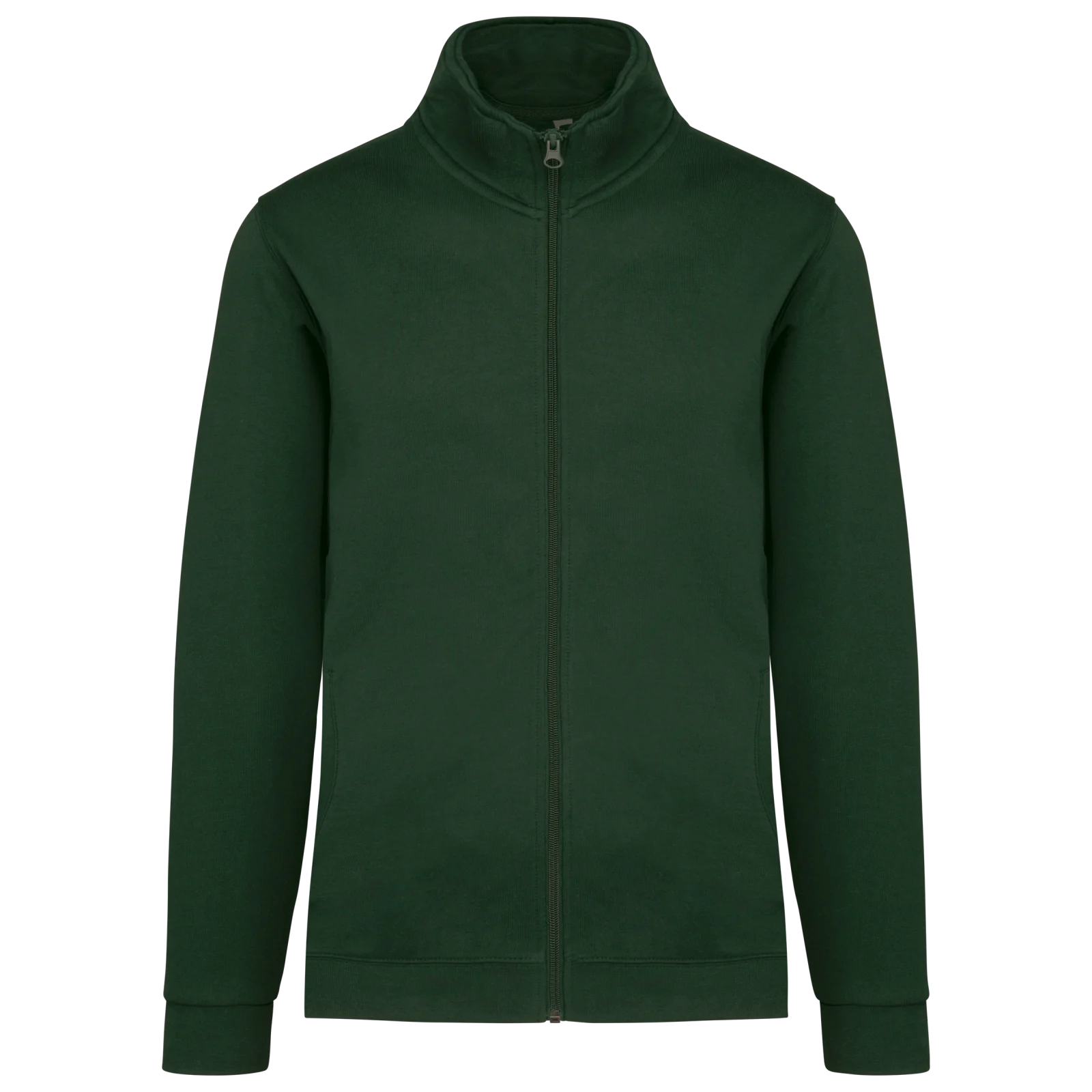 Veste molleton zippée homme K472 — Forest Green