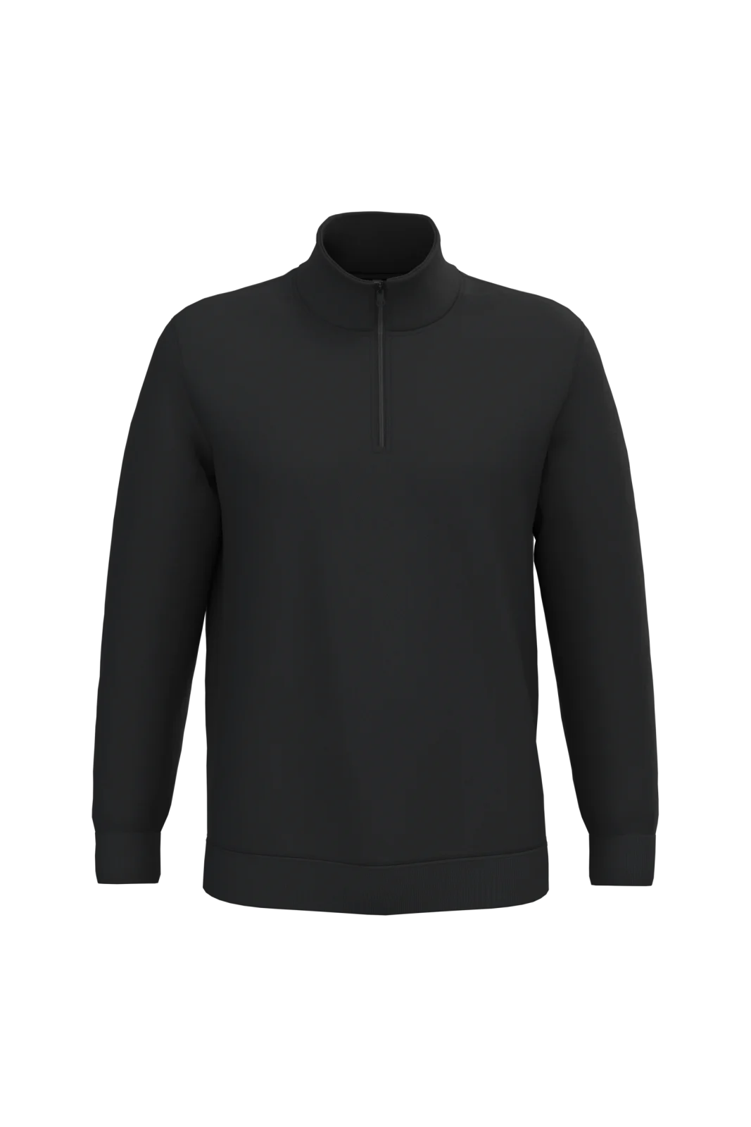 Sweat-shirt col zippé homme K478 — Black