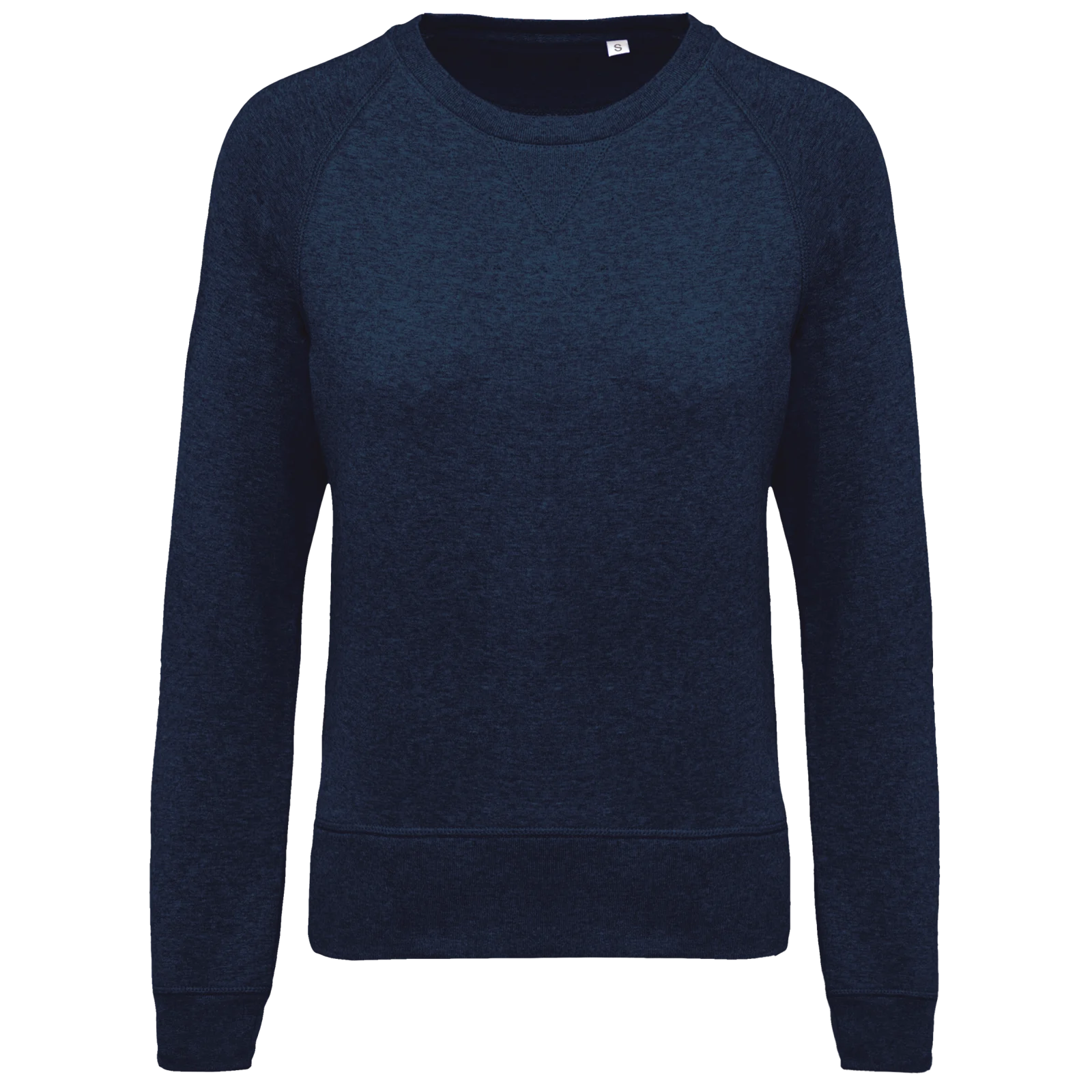 Sweat-shirt Bio col rond manches raglan femme K481 — French Navy Heather
