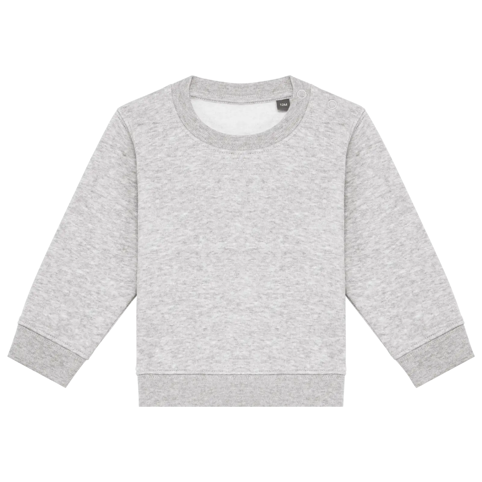 Sweat-shirt écoresponsable bébé K835 — Oxford Grey