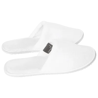 Chaussons en tissu éponge unisexe K842 — White