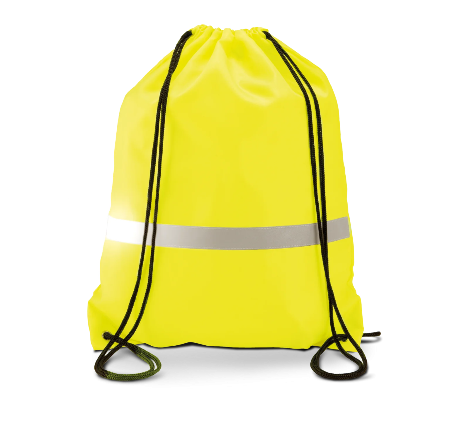 Sac à dos avec cordelettes KI0109 — Fluorescent Yellow