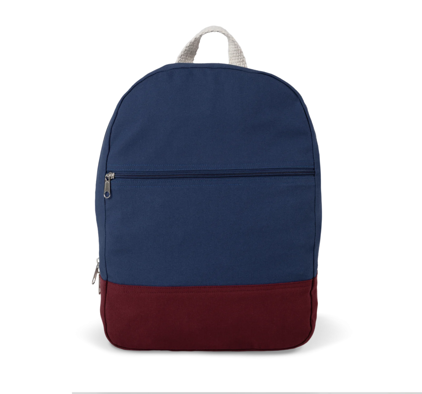 Sac à dos essentiel en coton KI0185 — Indigo / Wine