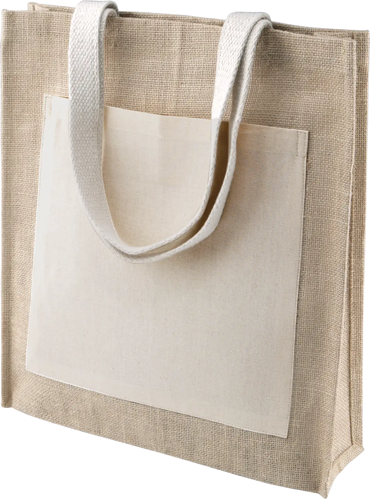 Sac shopping toile de jute KI0221 — Natural