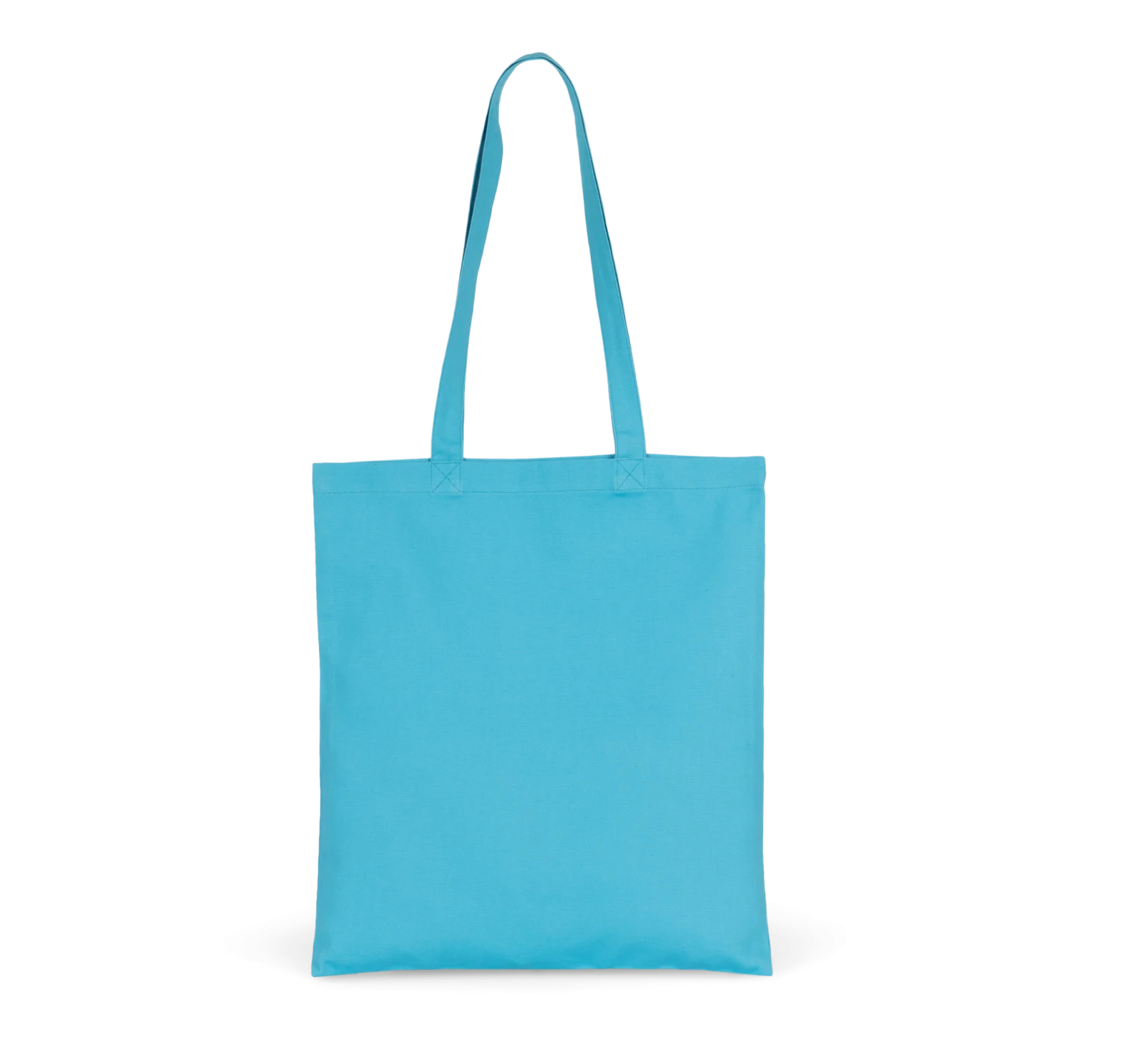 Sac shopping en coton canvas KI0250 — Lagoon
