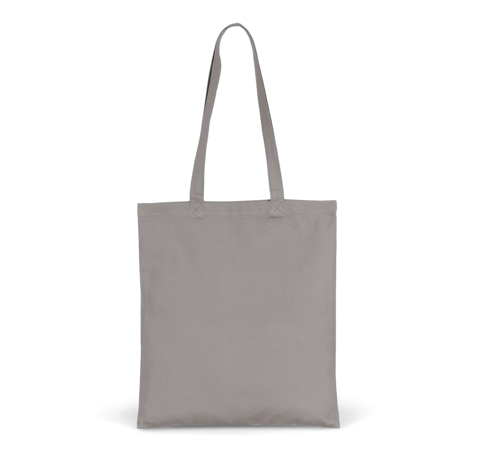 Sac shopping en coton canvas KI0250 — Metal Grey