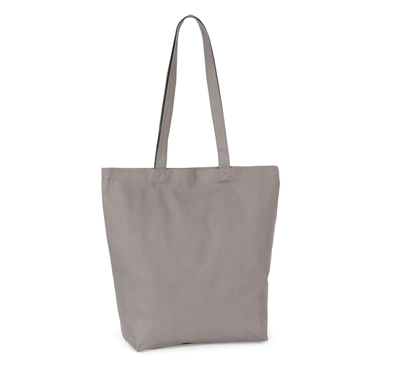 Sac cabas en coton bio KI0252 — Metal Grey