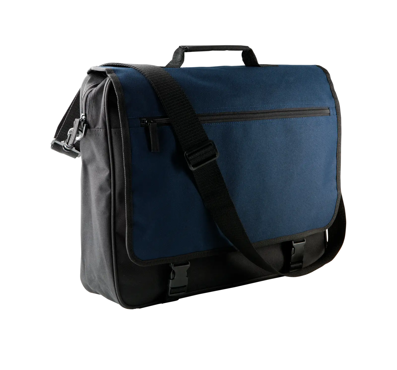Porte-document avec rabat KI0412 — Black / Navy