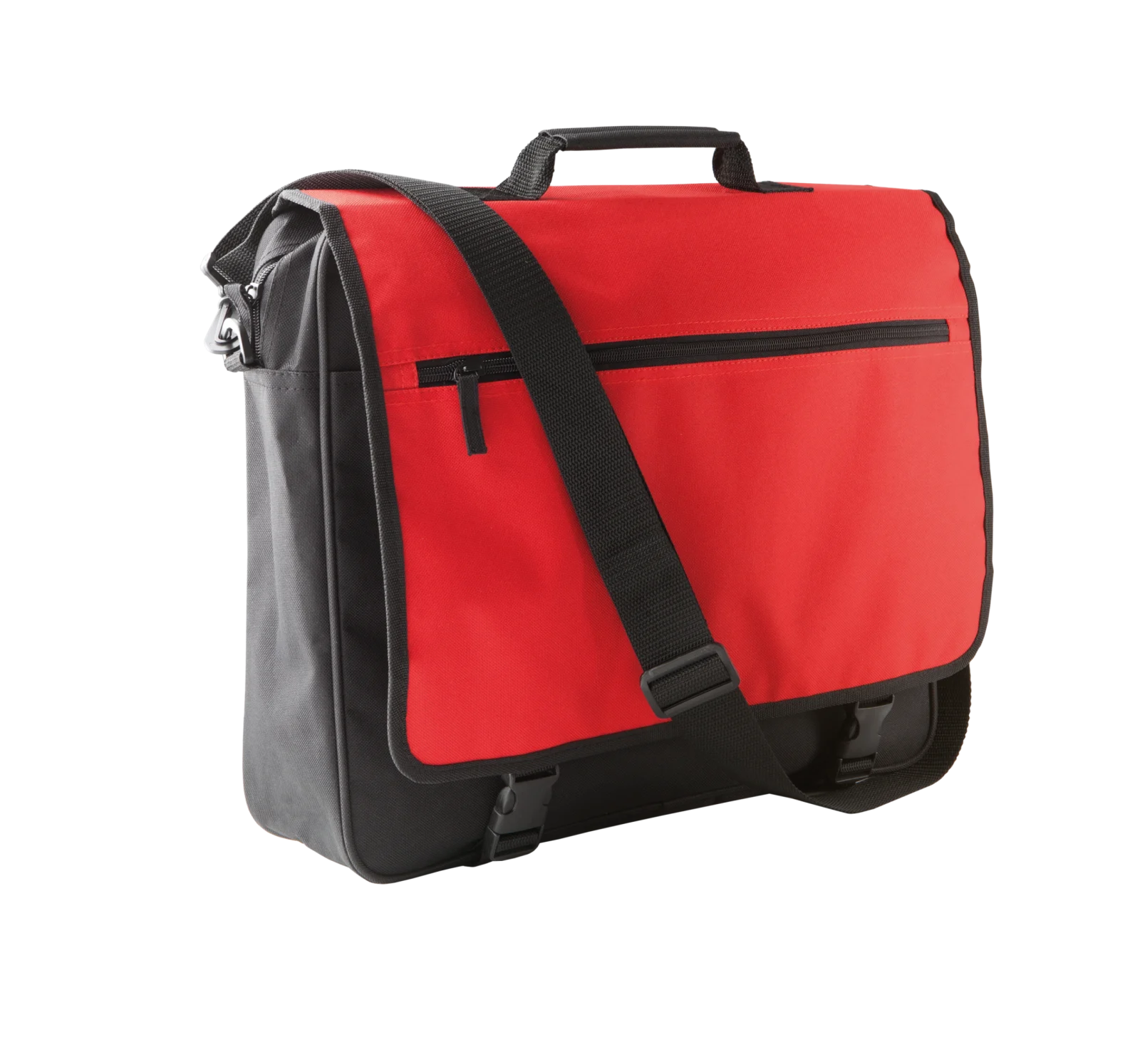 Porte-document avec rabat KI0412 — Black / Red