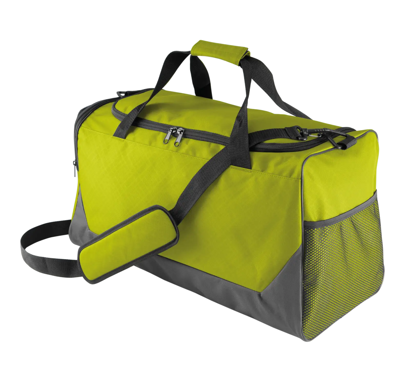 Sac de sport KI0617 — Dark Grey / Burnt Lime