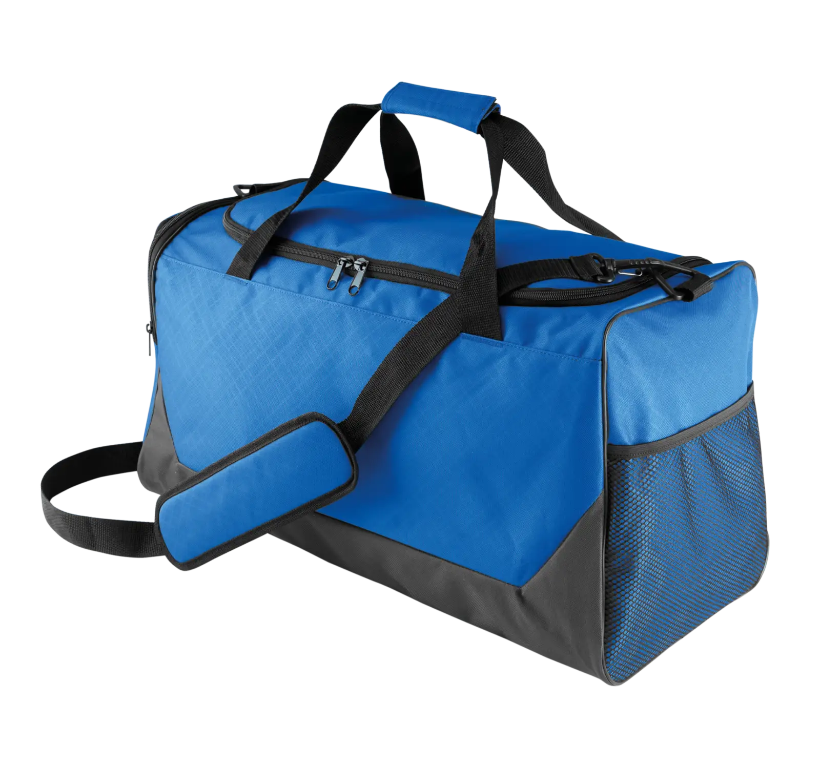 Sac de sport KI0617 — Dark Grey / Royal Blue
