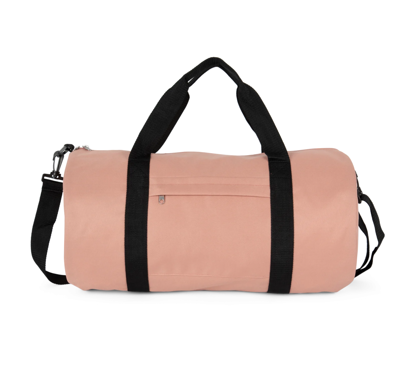 Sac tubulaire recyclé avec poche frontale KI0655 — Flamingo Pink