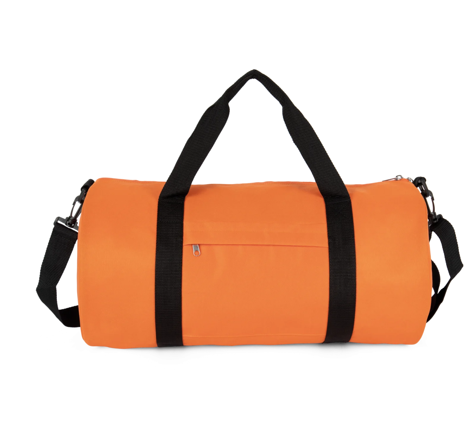 Sac tubulaire recyclé avec poche frontale KI0655 — Orange Zest