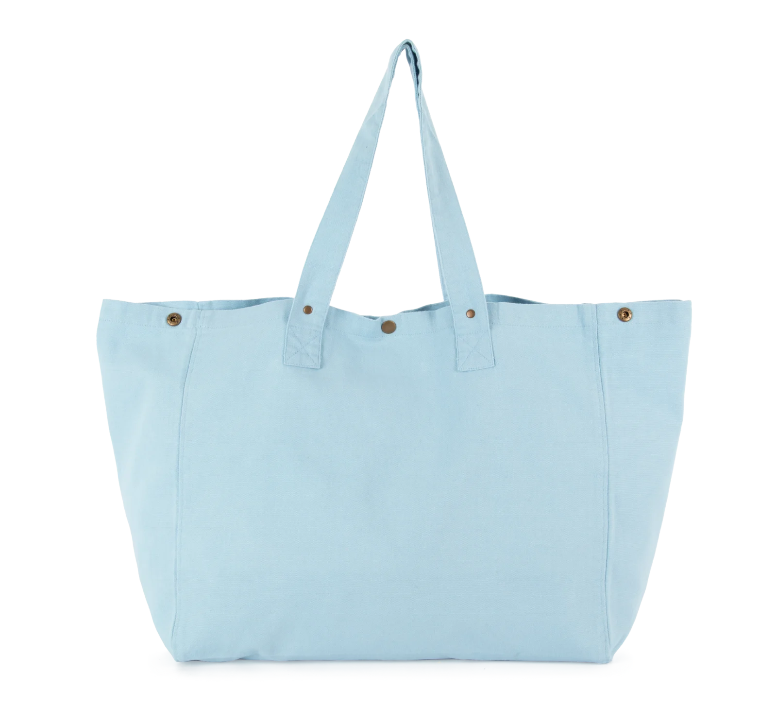 Sac de shopping en coton délavé KI3208 — Washed Dream Blue