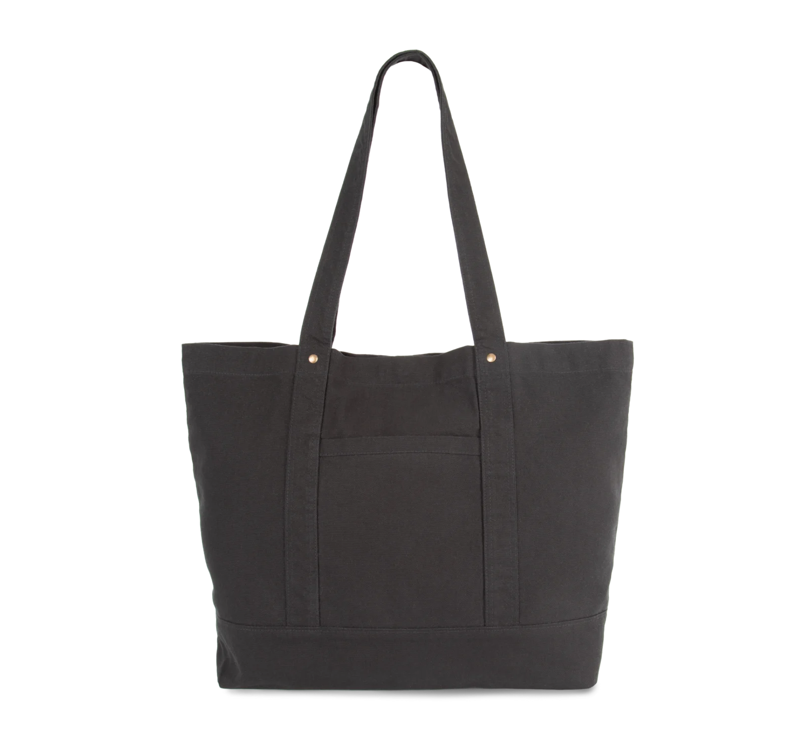 Grand sac shopping à poche latérale KI3214 — Washed Black