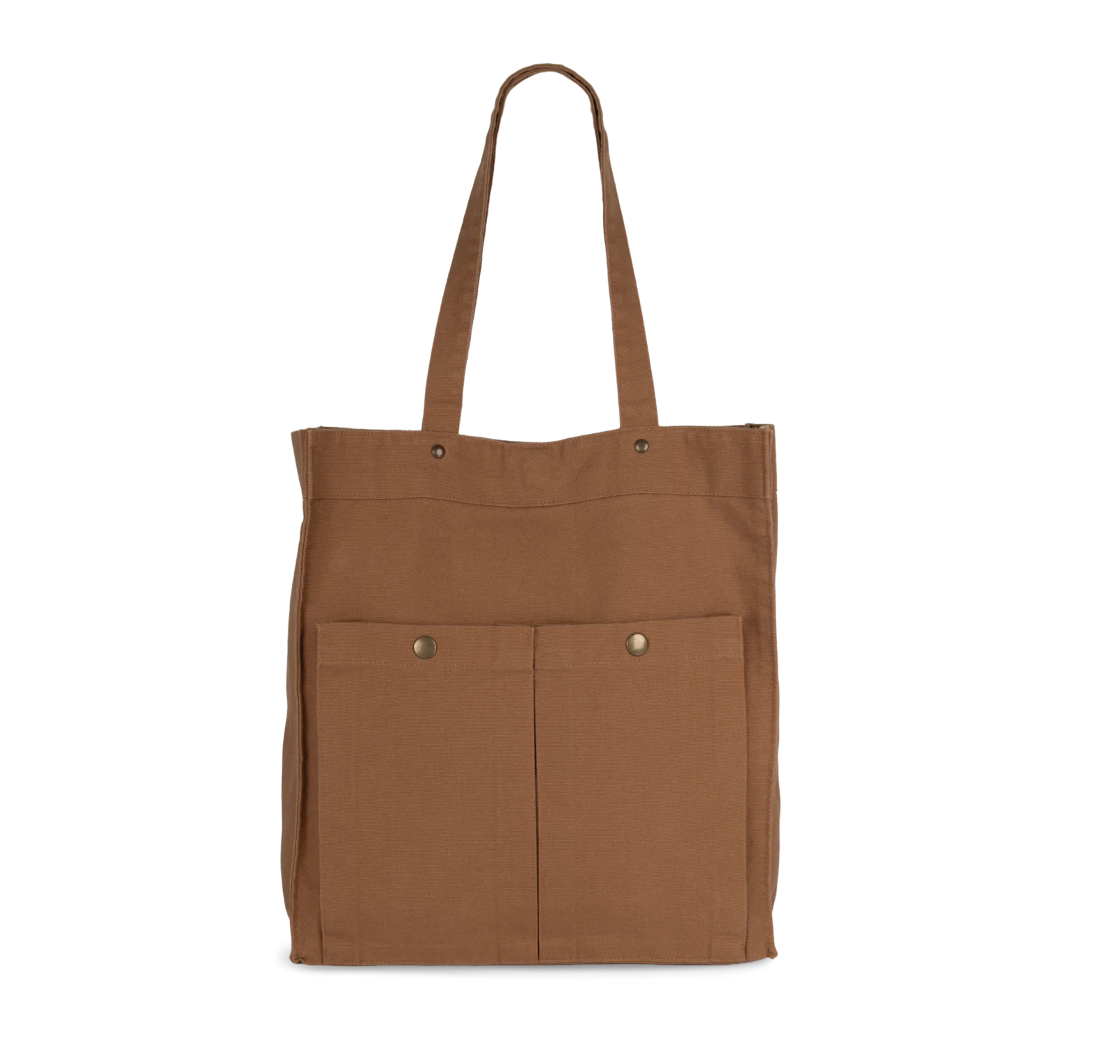 Sac à main à double poche frontale KI3215 — Washed Cinnamon