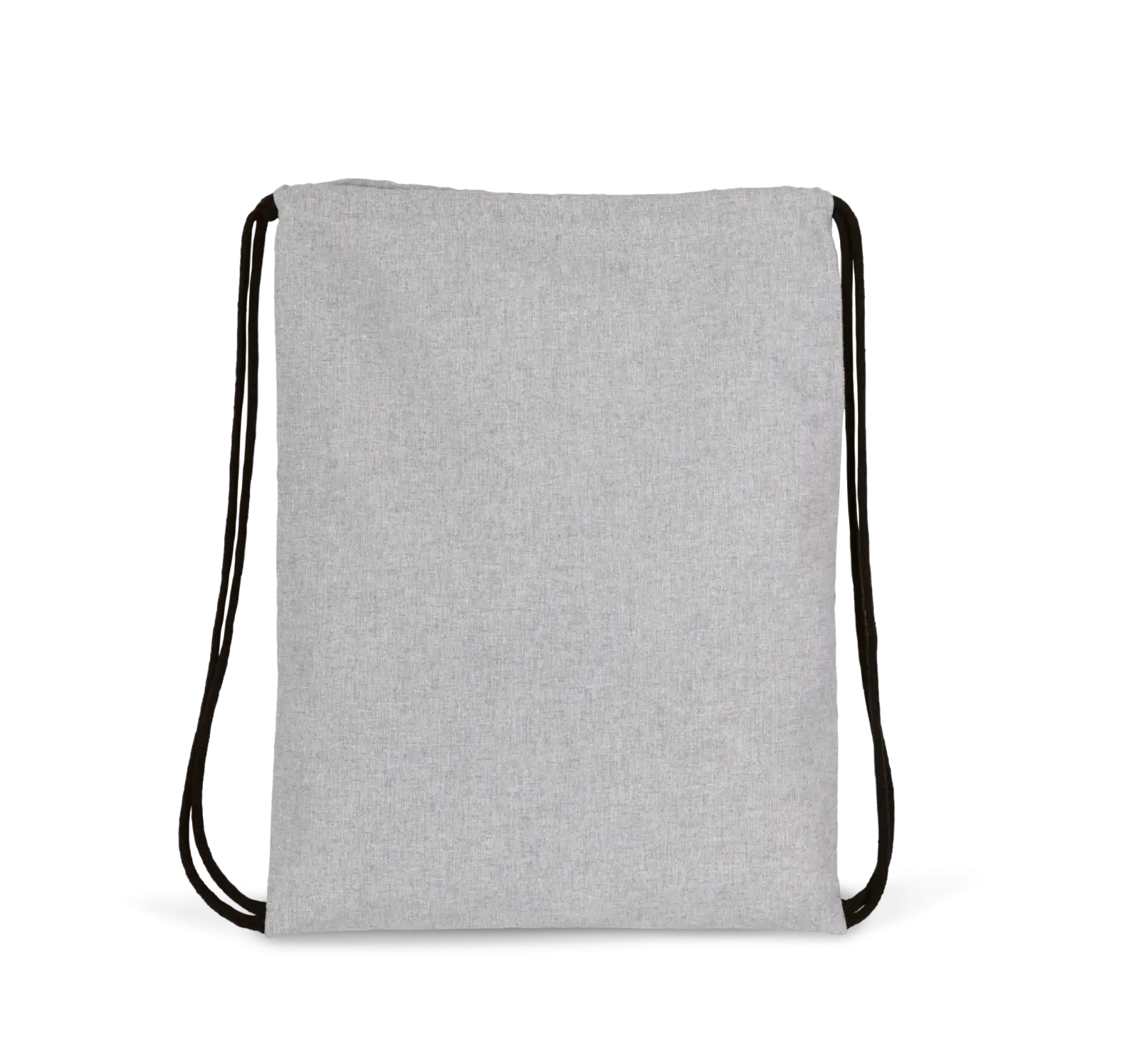 Sac à dos recyclé à cordon coulissant KI5102 — Flint Grey