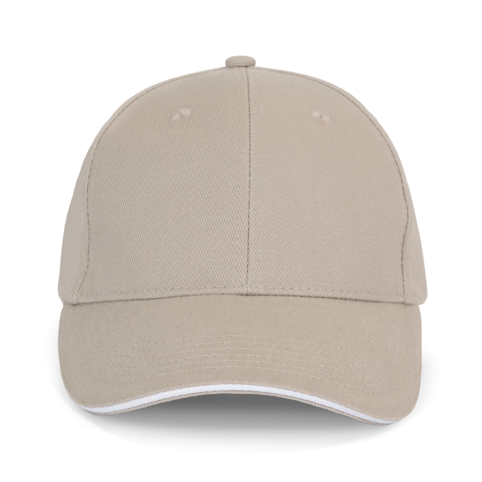 Orlando - casquette 6 panneaux KP011 — Beige / White