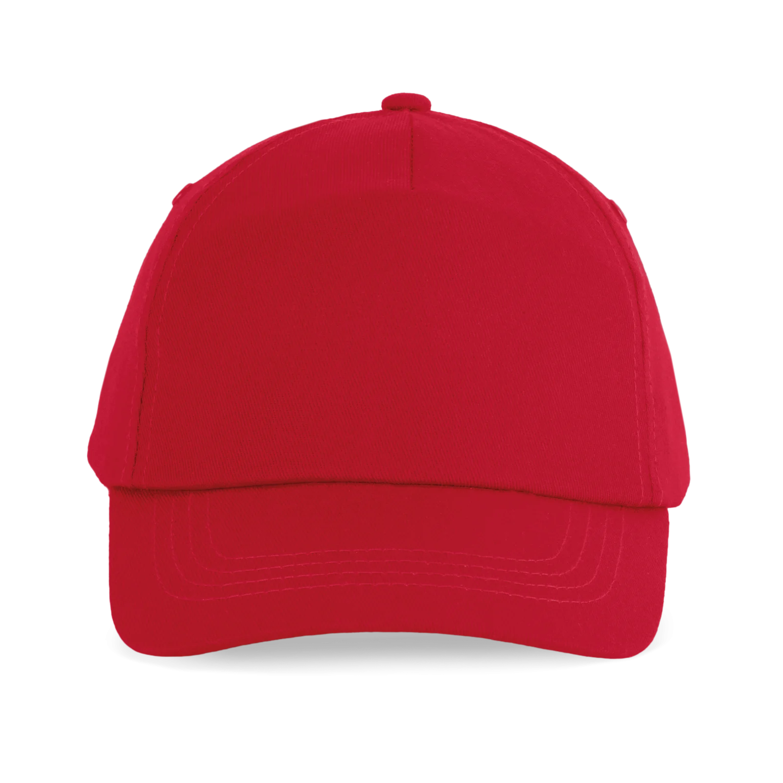 First kids - Casquette enfant 5 panneaux KP041 — Cherry Red