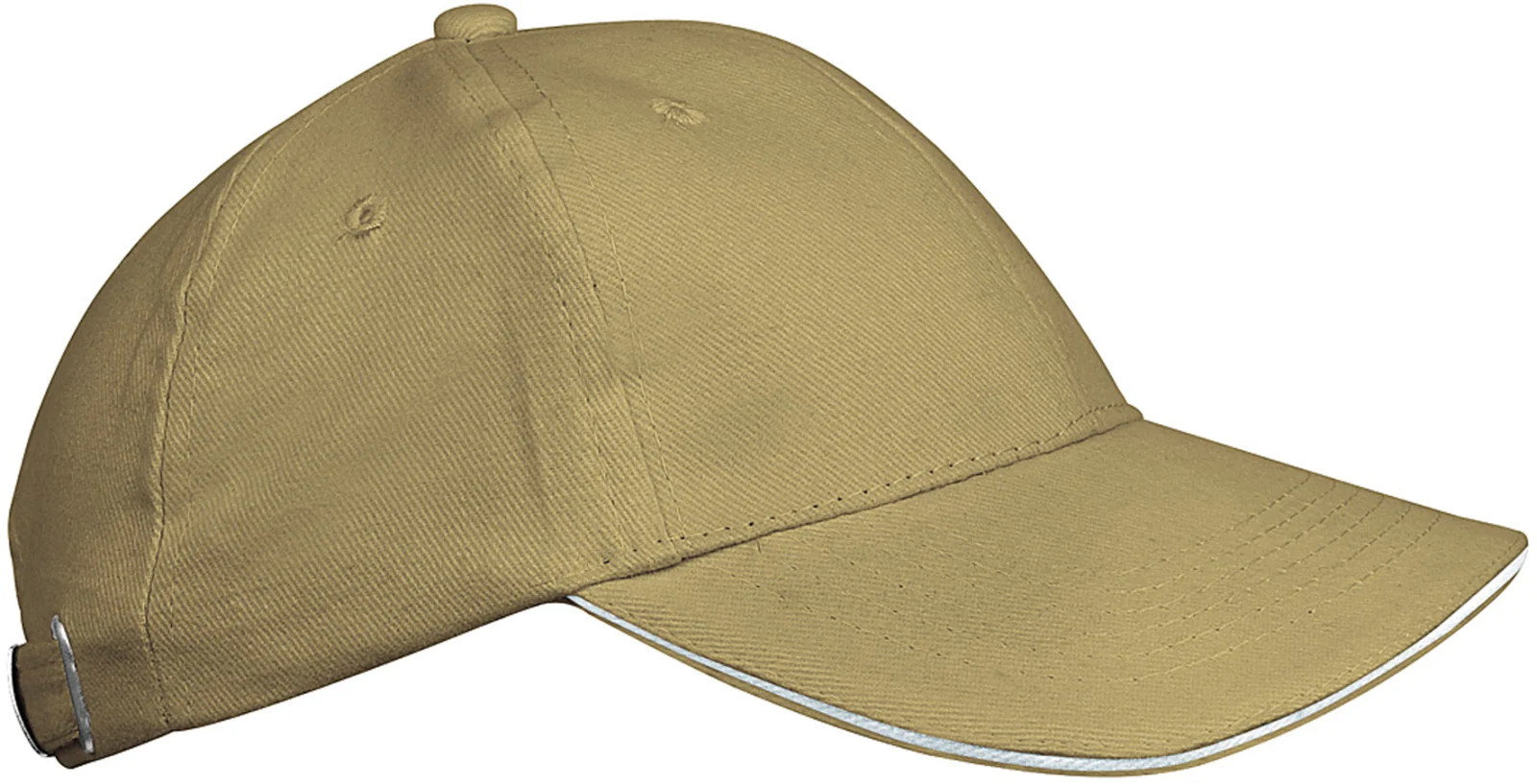 Orlando kids - Casquette 6 panneaux KP042 — Beige / White