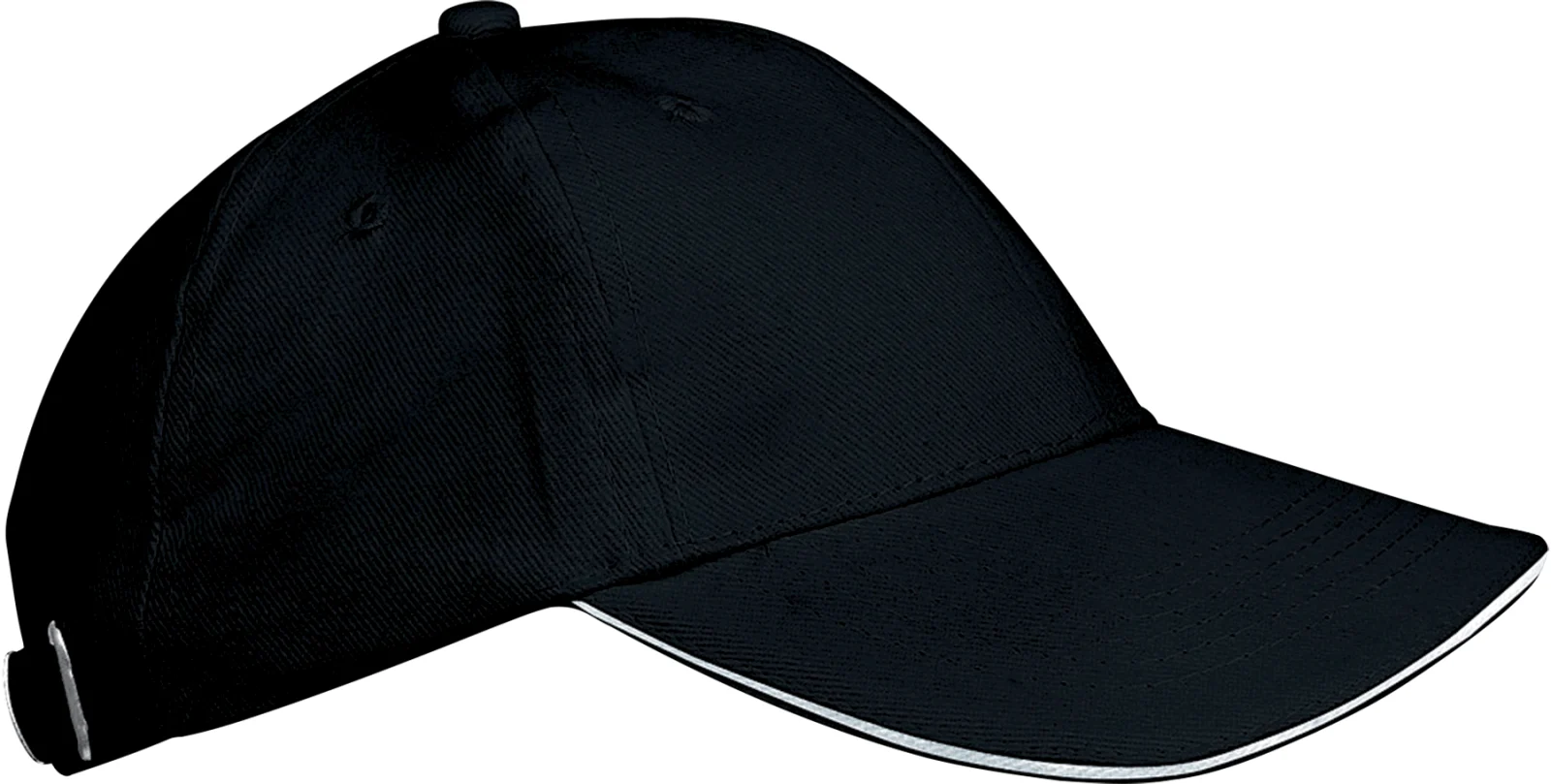 Orlando kids - Casquette 6 panneaux KP042 — Black / White