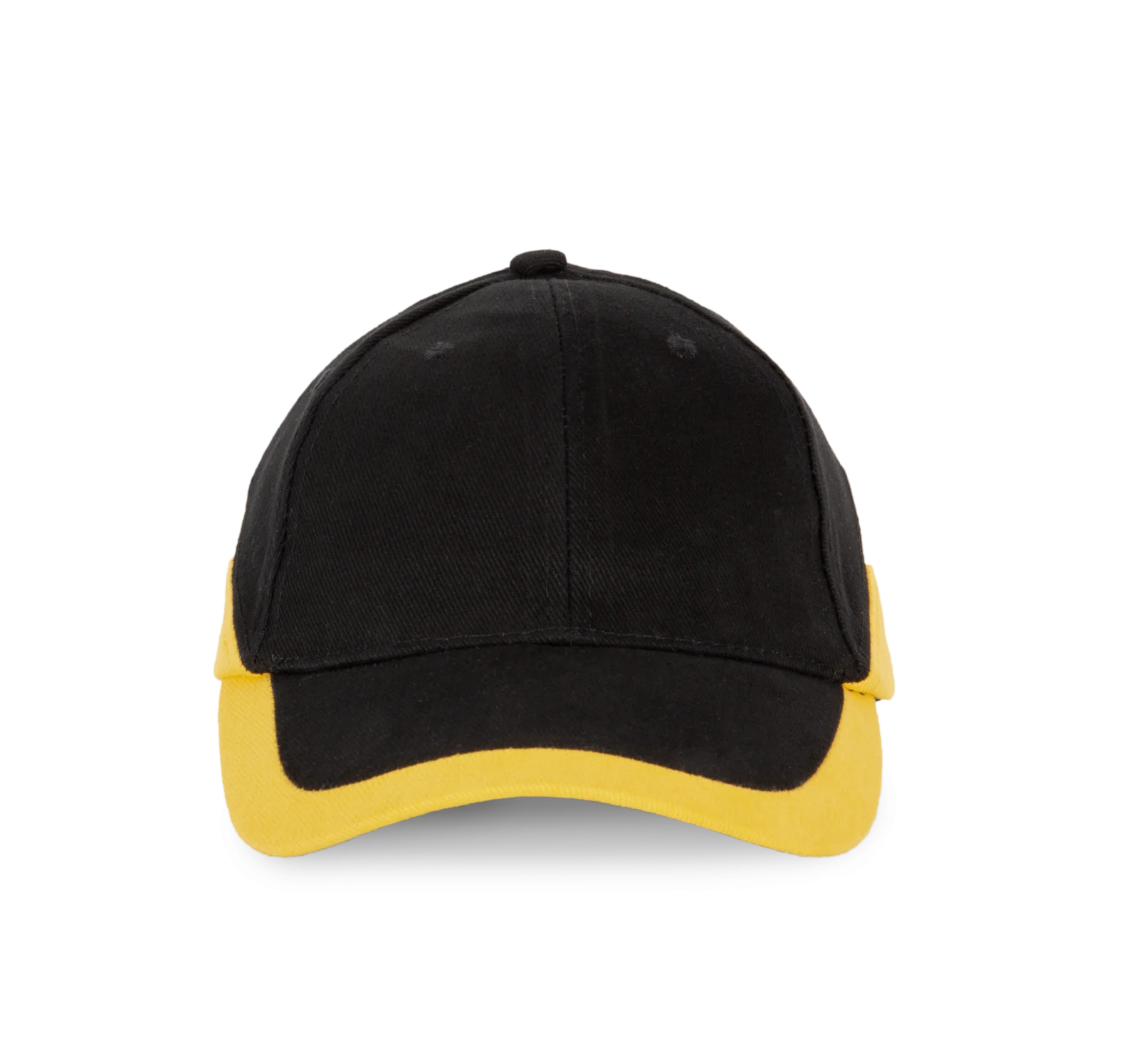 Racing - Casquette bicolore 6 panneaux KP045 — Black / Yellow