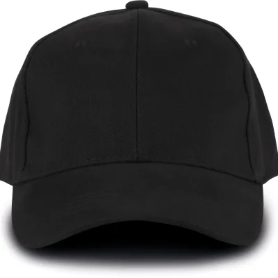 Casquette 6 panneaux KP108 — Black