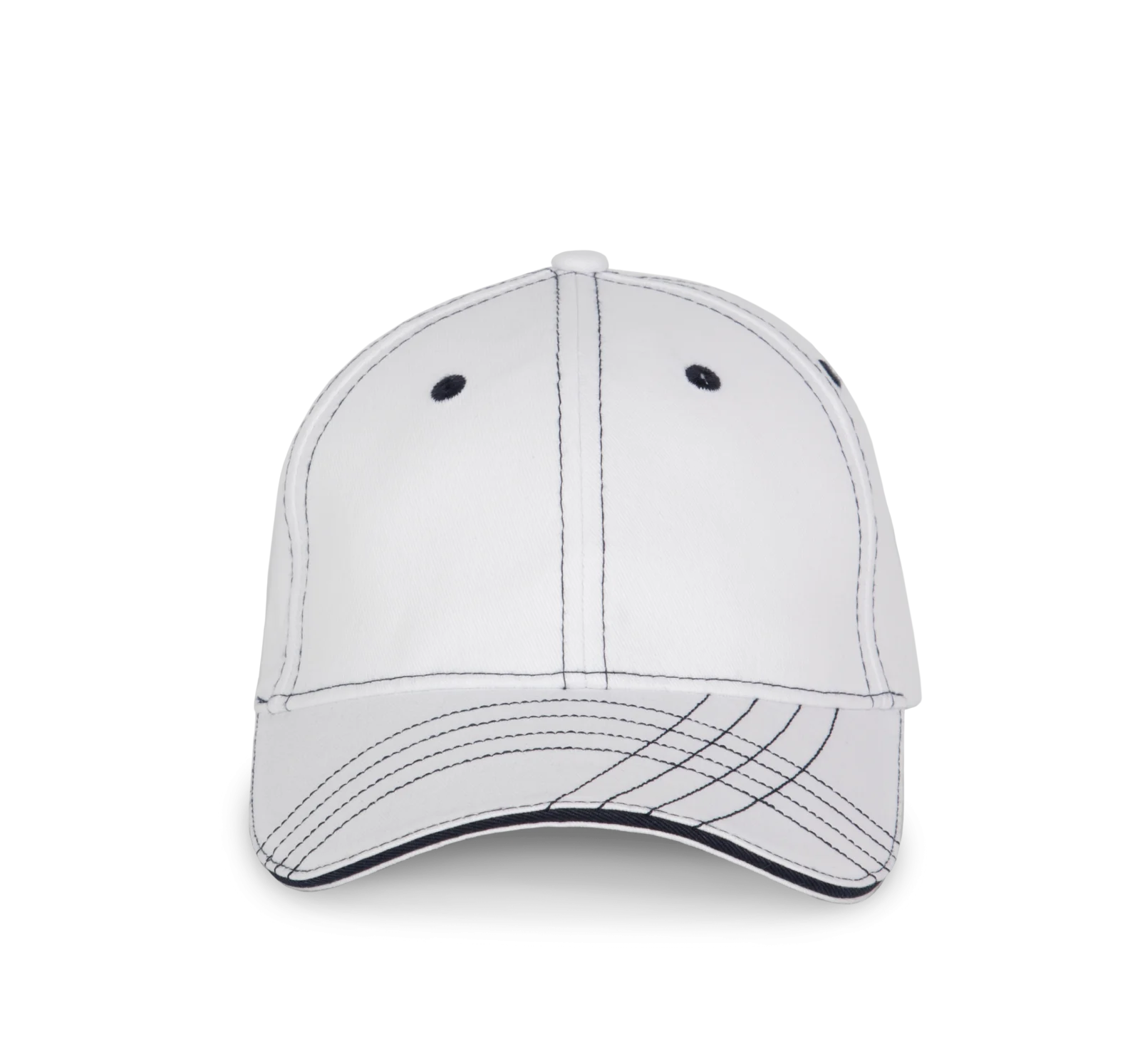 Casquette fashion - 6 panneaux KP109 — White / Navy