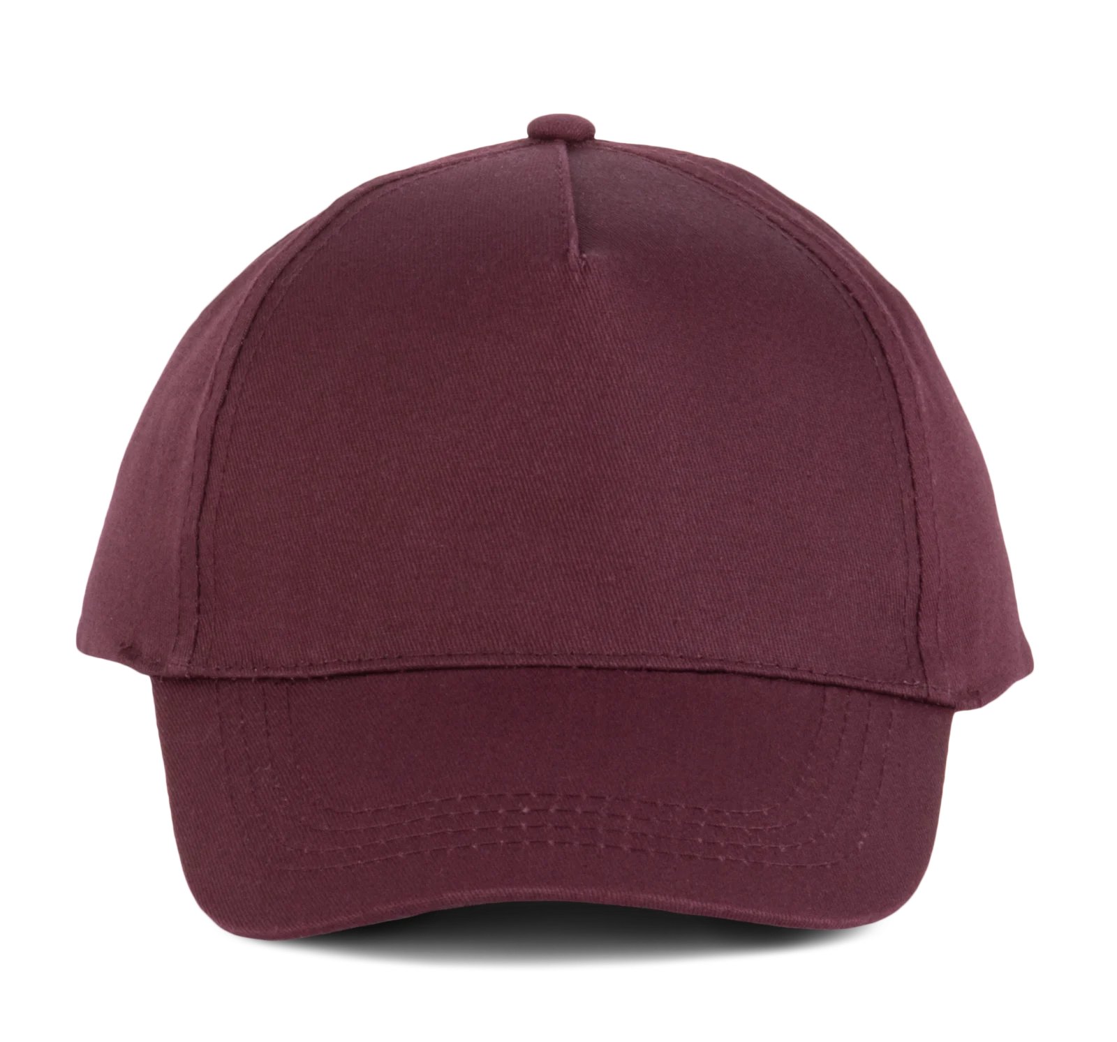 Casquette coton - 5 panneaux KP116 — Burgundy
