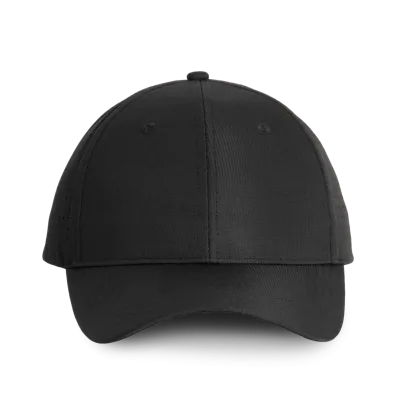 Casquette à panneaux perforé - 6 panneaux KP118 — Black