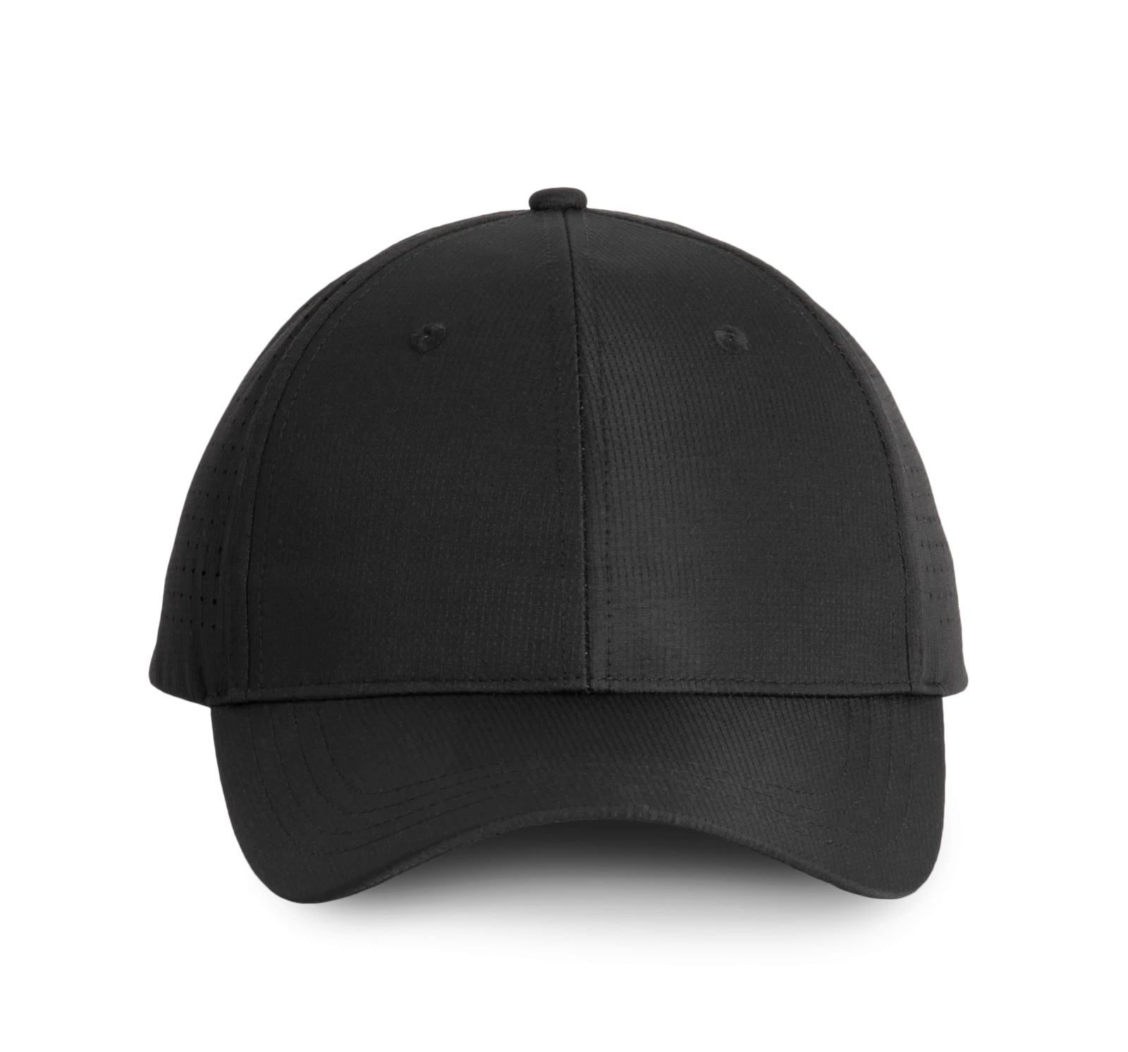 Casquette à panneaux perforé - 6 panneaux KP118 — Black