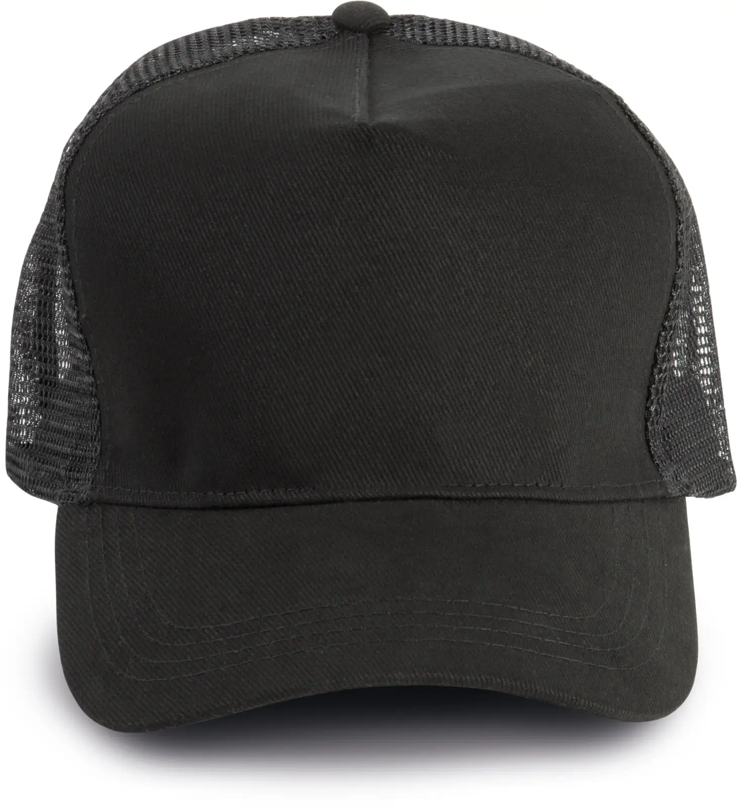 Casquette trucker - 5 panneaux KP137 — Black