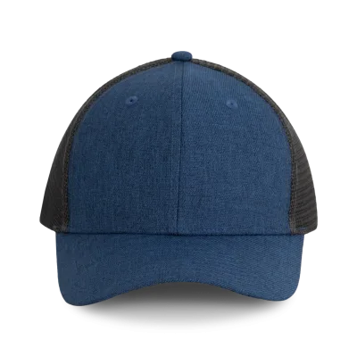 Casquette Urban Trucker - 6 panneaux KP142 — Light Navy Heather / Dark Grey
