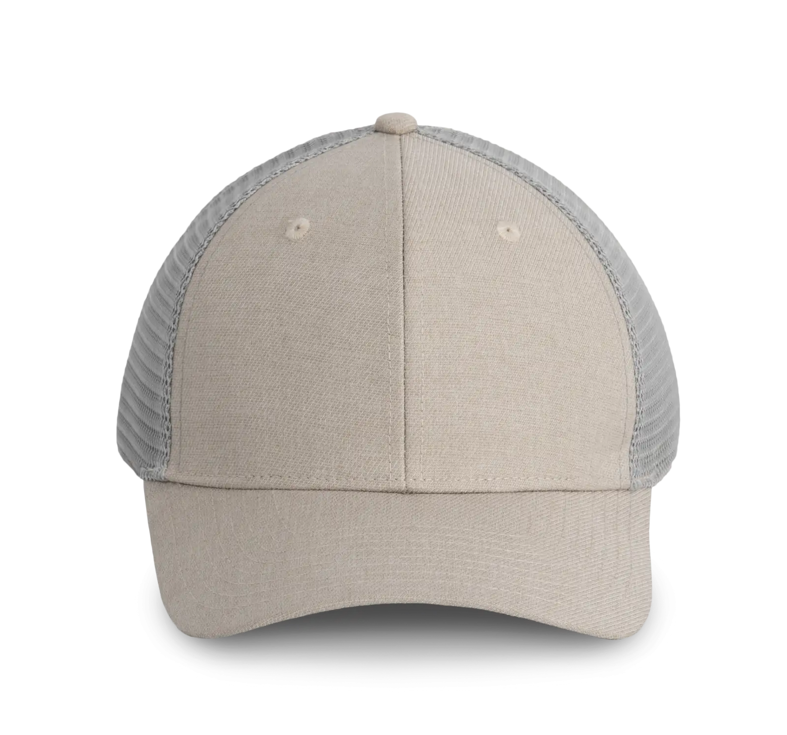 Casquette Urban Trucker - 6 panneaux KP142 — Sand Heather / Light Grey