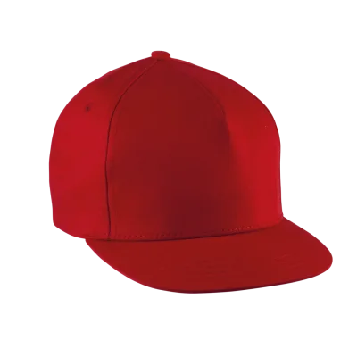 Casquette enfant snapback - 5 panneaux KP147 — Red