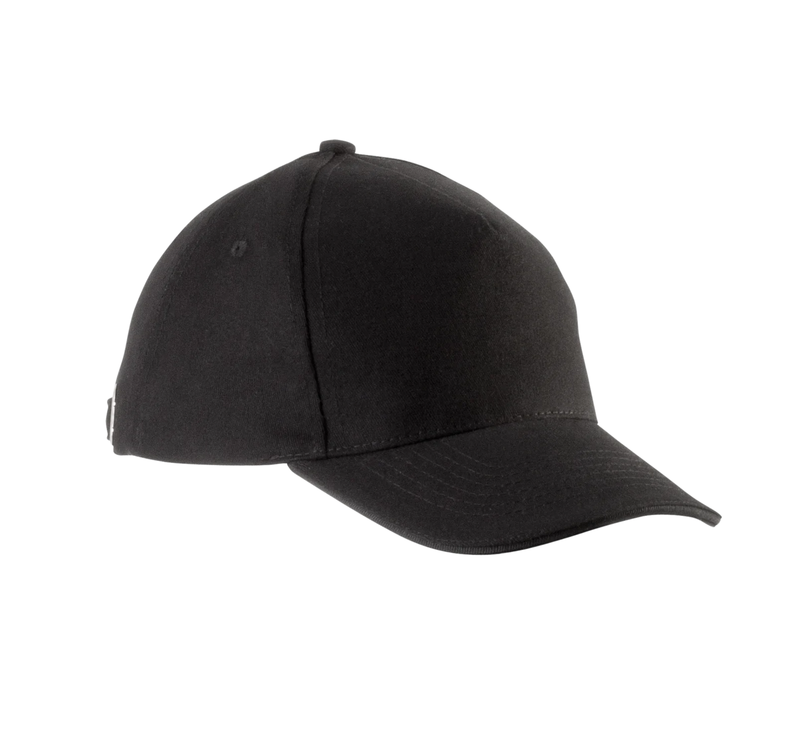 Casquette enfant avec sandwich contrasté - 5 panneaux KP148 — Black