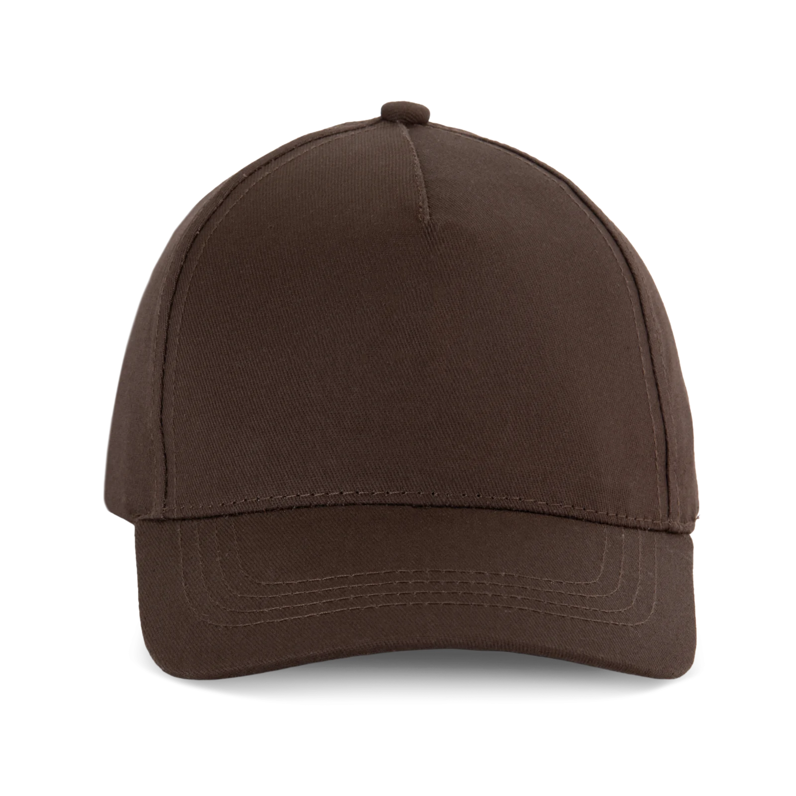 Casquette enfant en coton - 5 panneaux KP149 — Chocolate