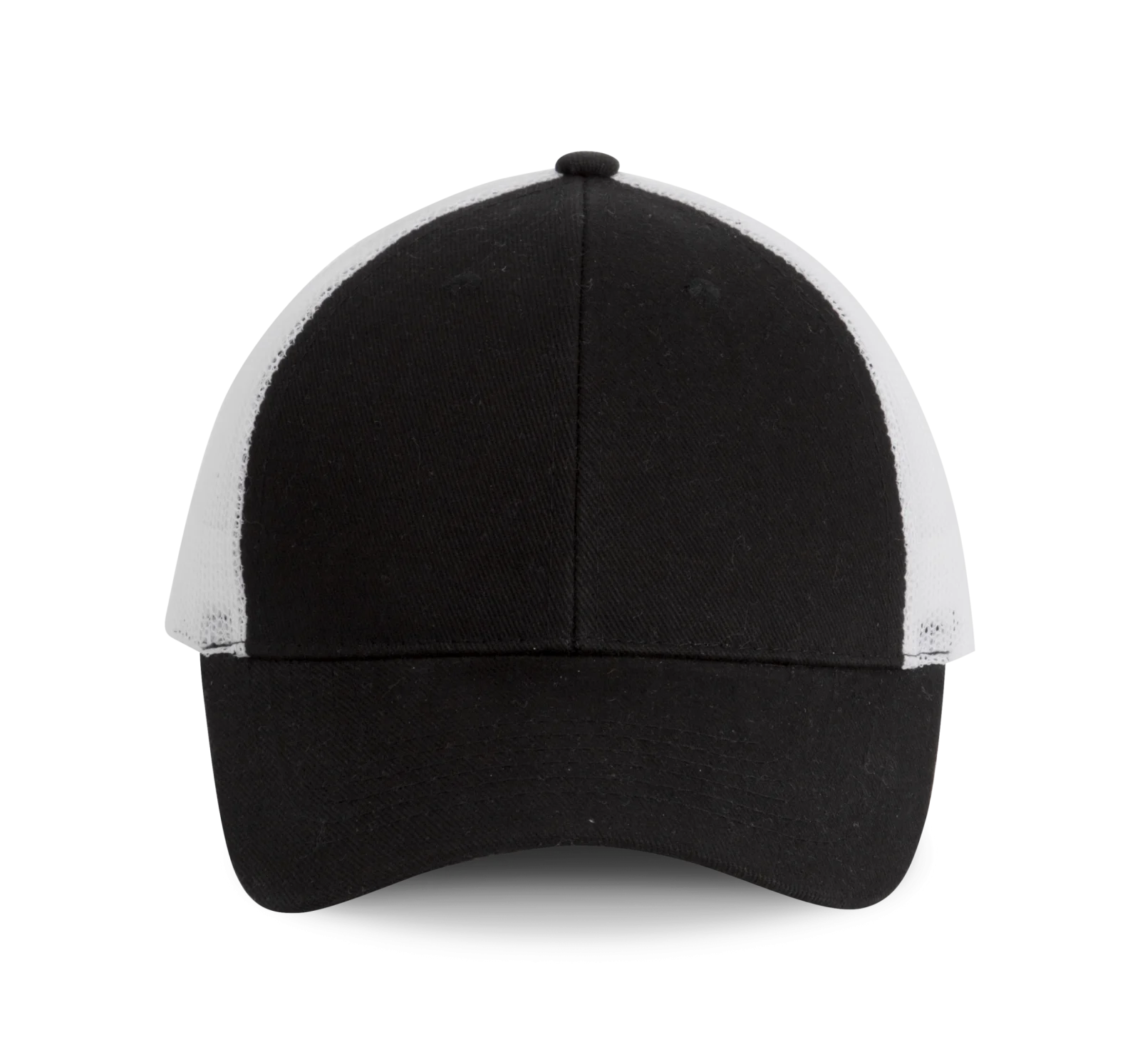 Casquette Trucker - 6 panneaux KP158 — Black / White