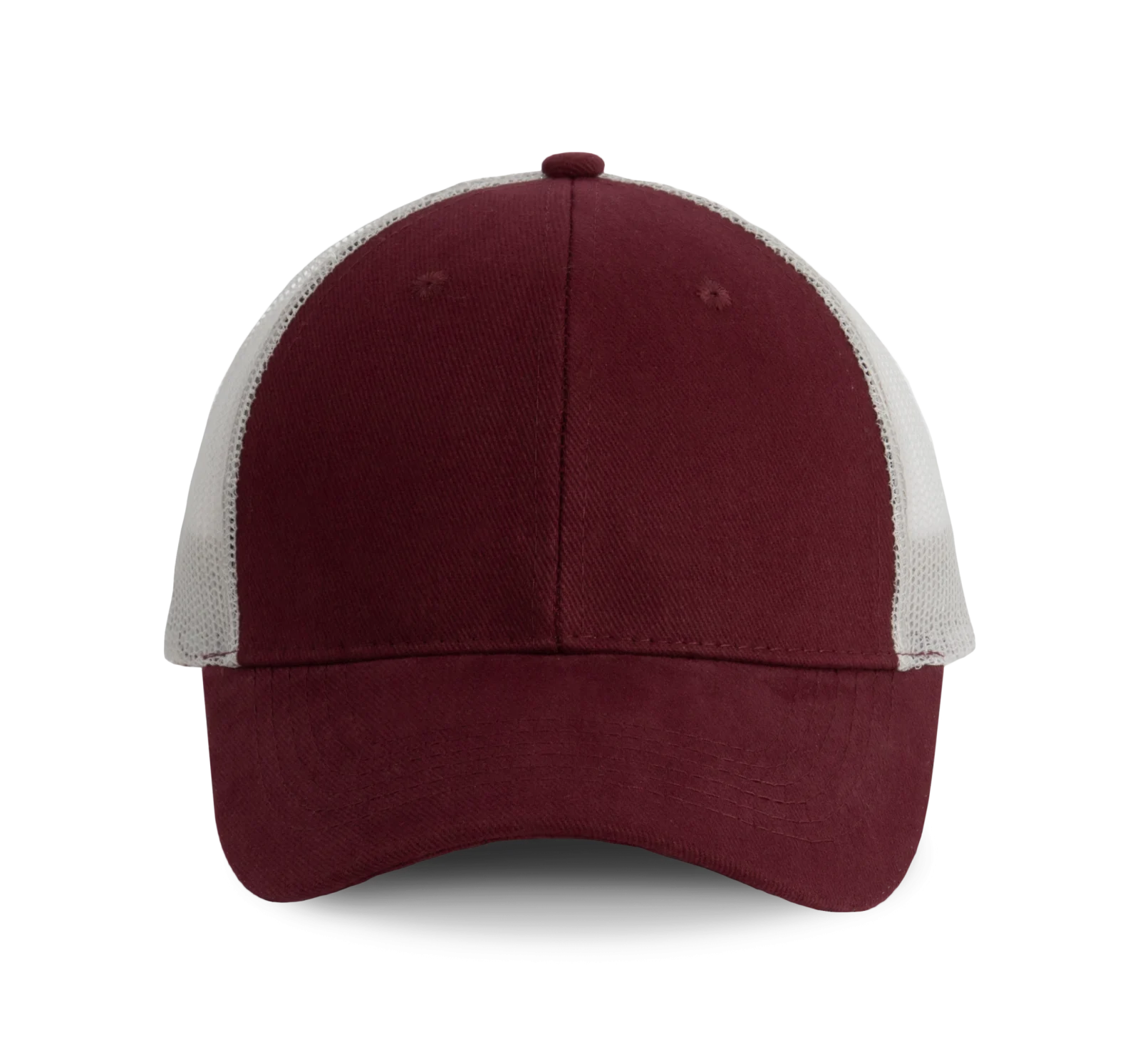 Casquette Trucker - 6 panneaux KP158 — Burgundy / Light Grey