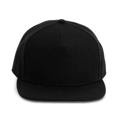 Casquette Snapback - 5 panneaux KP159 — Black