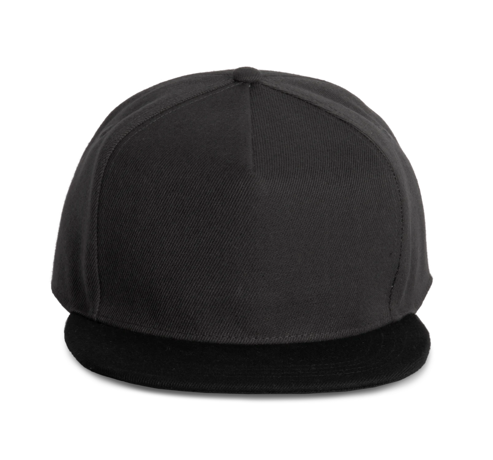 Casquette Snapback - 5 panneaux KP159 — Dark Grey / Black