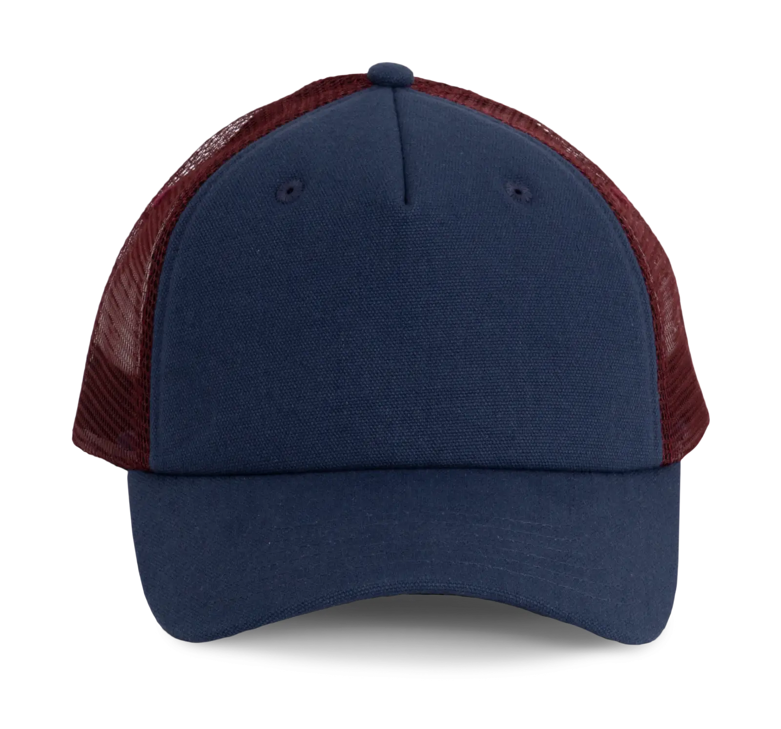 Casquette Trucker - 5 panneaux KP170 — Indigo / Wine
