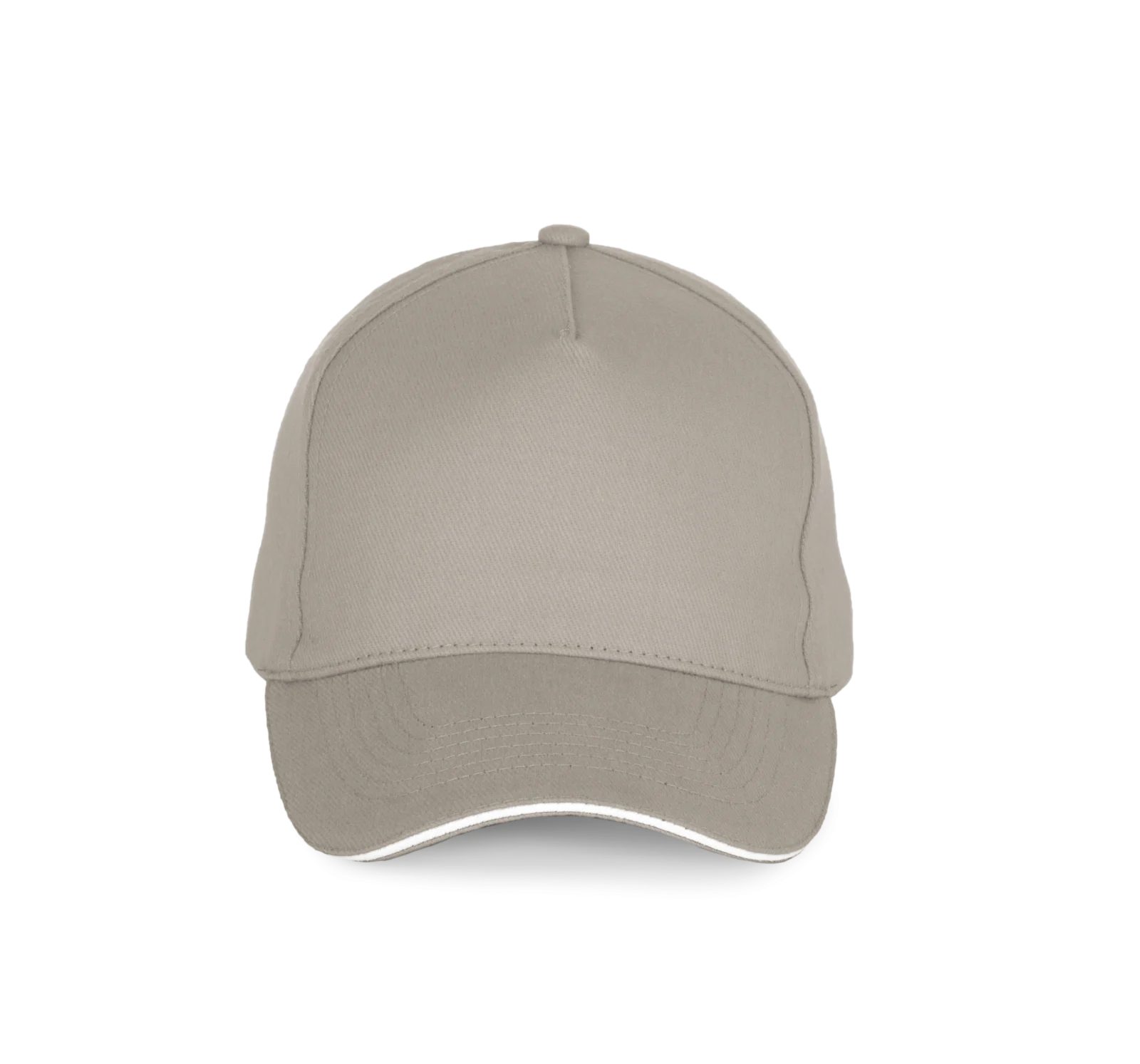 Casquette - 5 panneaux KP189 — Beige / White