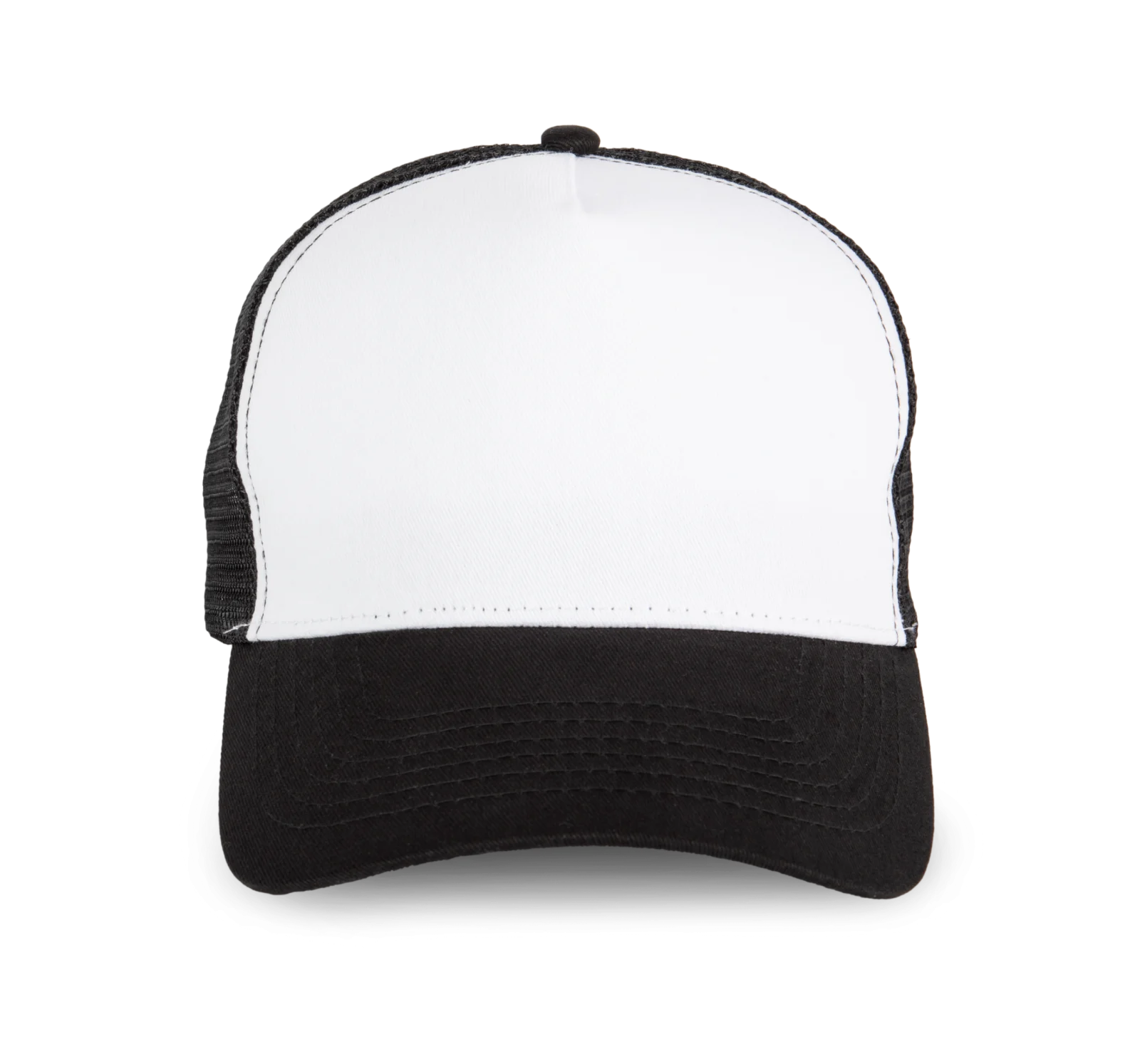 Casquette trucker - 5 panneaux KP225 — Black / White