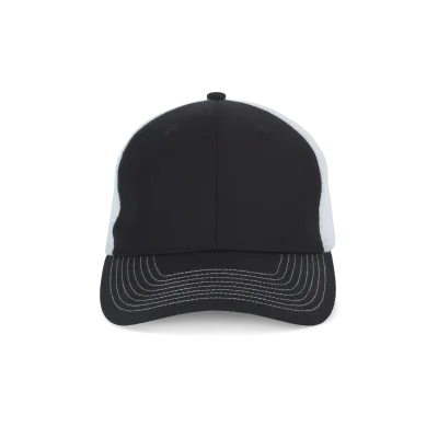 Casquette trucker - 6 panneaux KP238 — Black / White