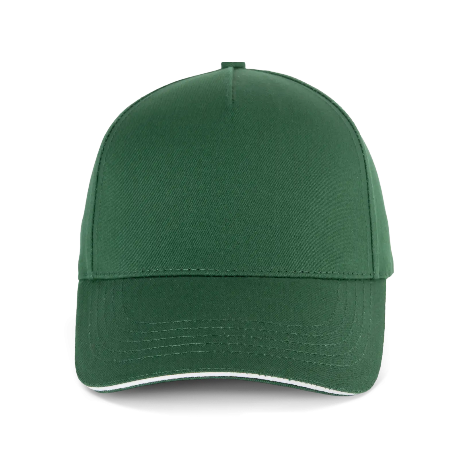 Casquette 5 panneaux avec sandwich - K-up Gold Label KP353 — Cedar Green / White