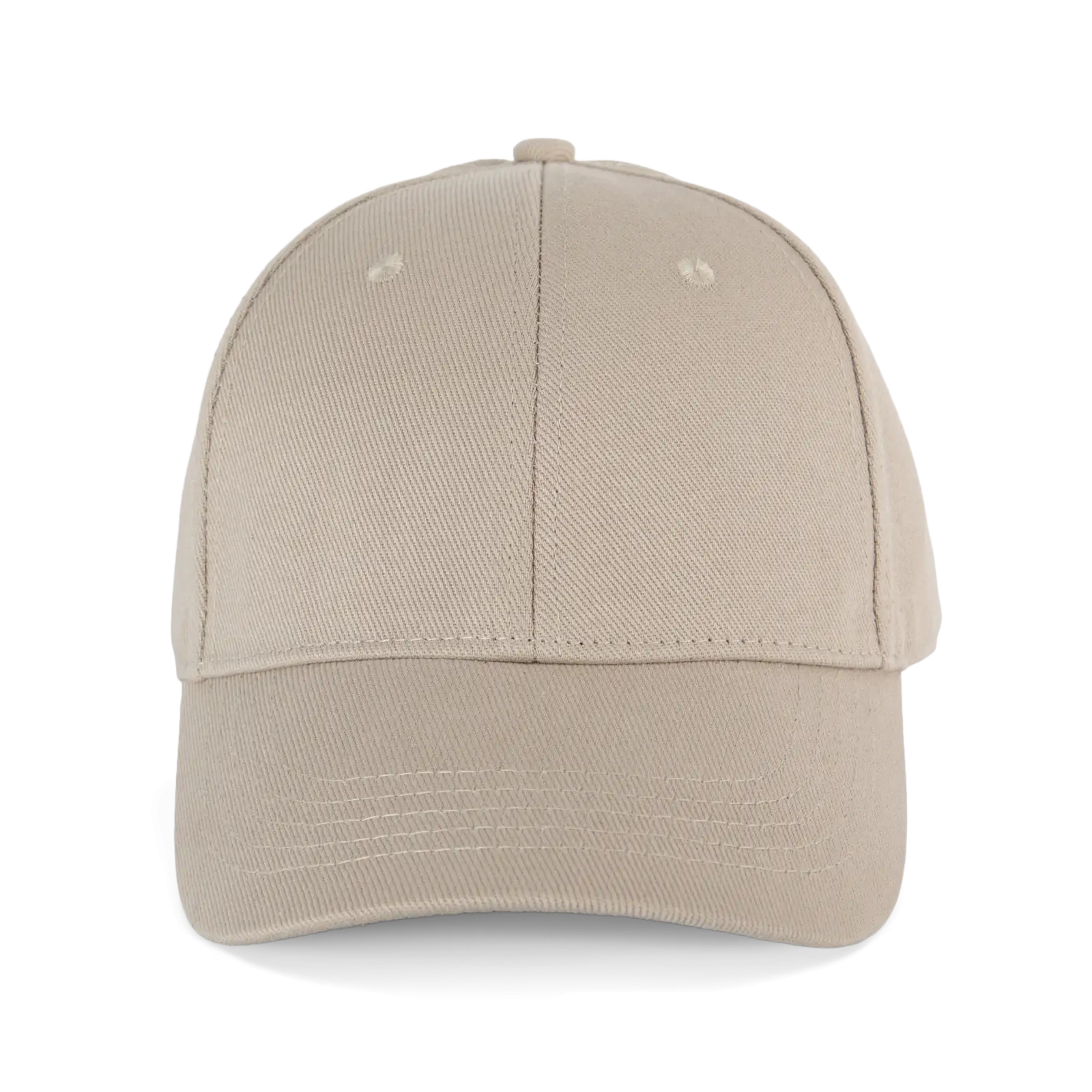 Casquette en coton bio 6 panneaux - K-up Gold Label KP356 — Beige