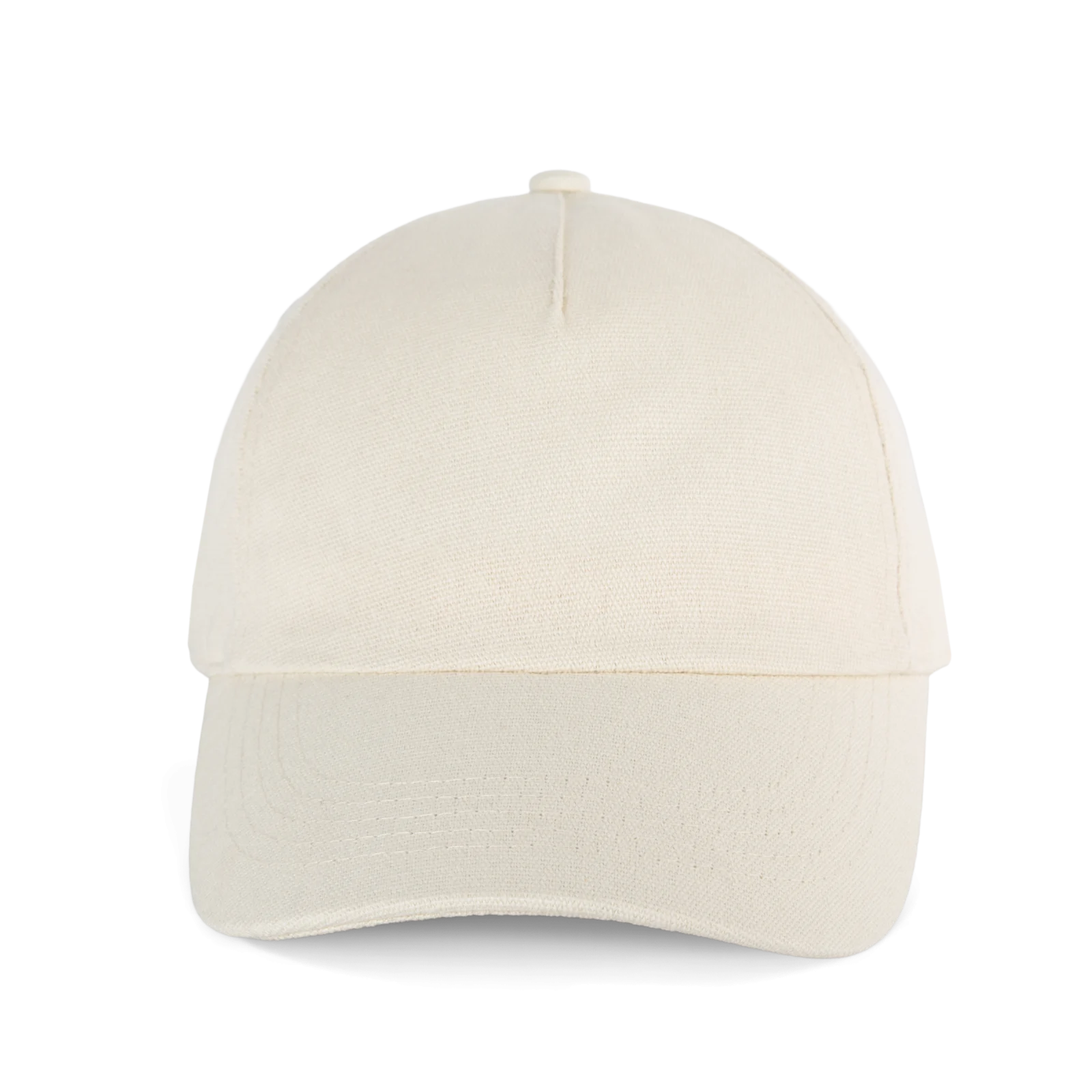 Casquette en toile de coton 5 panneaux - K-up Gold Label KP357 — Ecru